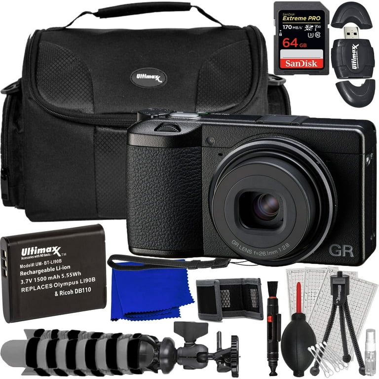 Ricoh GR IIIx HDF Digital Camera Bundle 3 - Walmart.com