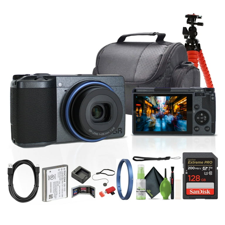 Ricoh GR IIIx Urban Edition Compact Portable Digital Camera + 64GB