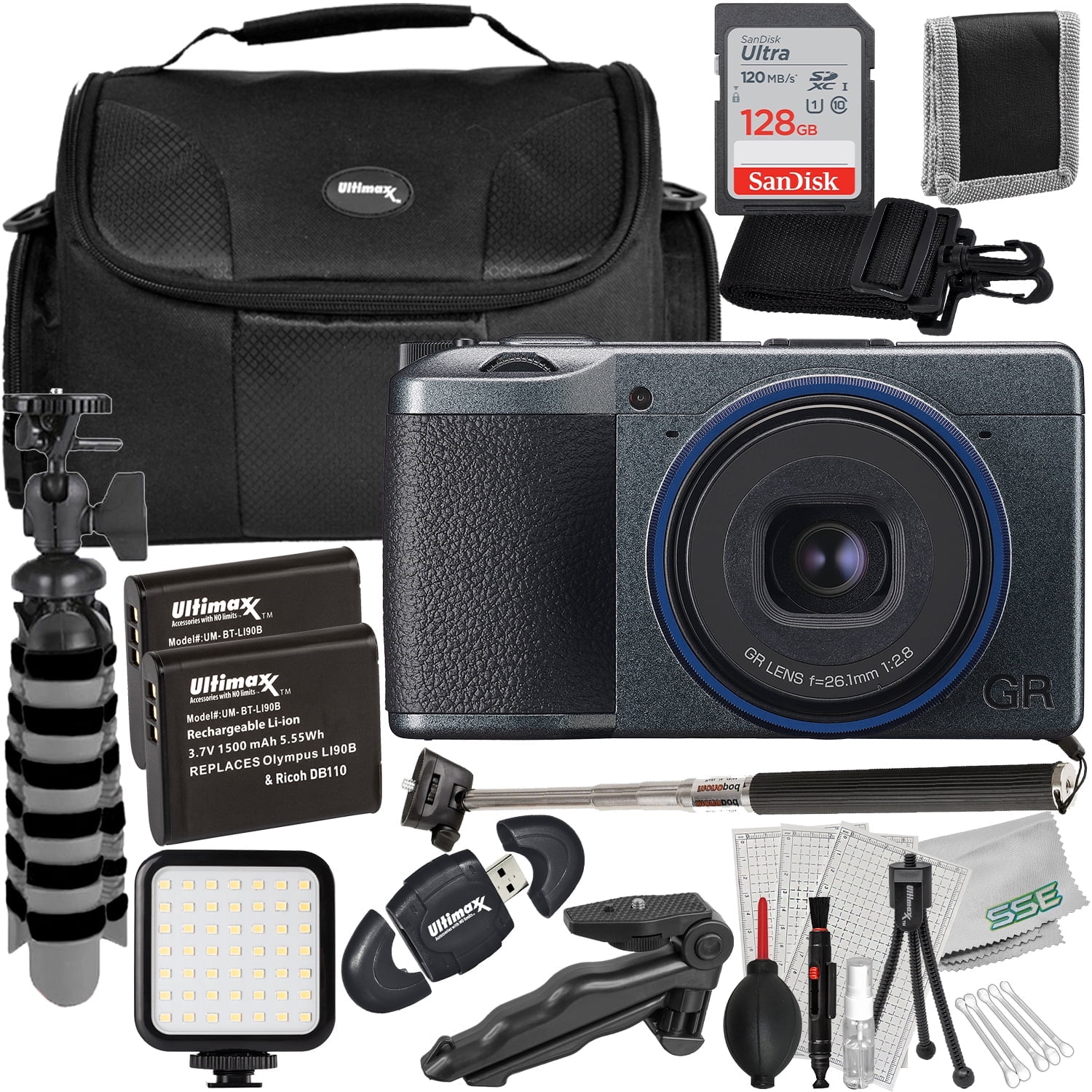 Ricoh Urban Edition Camera: Advanced Bundle - Wifi, 128GB Ricoh Urban Edition Camera: Advanced Bundle - Wifi, 128GB