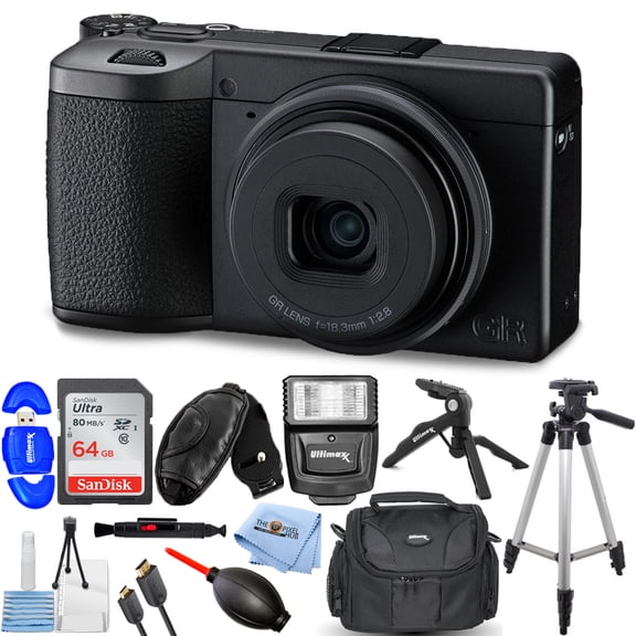 Ricoh GR IV Monochrome Digital Camera Bundle 2