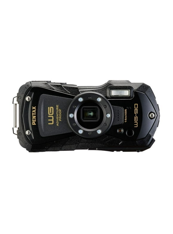 Ricoh Imaging PENTAX WG-90 All Weather Adventure Compact Camera with Tough Body Construction, Exceptional Image Quality and Underwater Shooting Mode (Black)