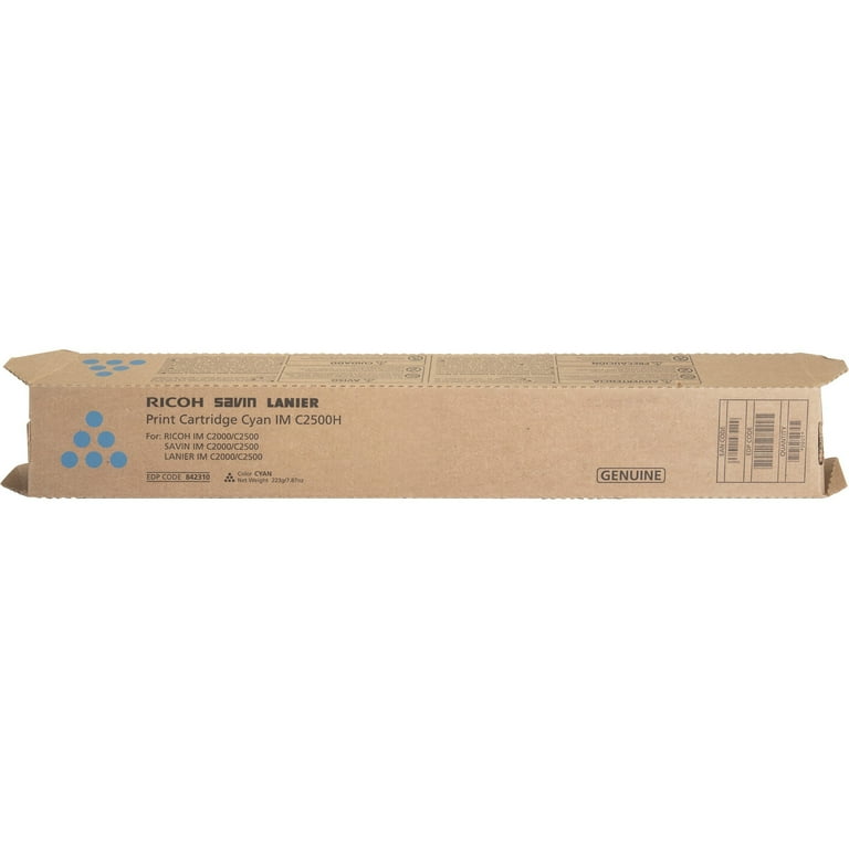 Ricoh Original Laser Toner Cartridge - Cyan - 1 Each - 10500 Pages Ricoh Original Laser Toner Cartridge - Cyan - 1 Each - 10500 Pages