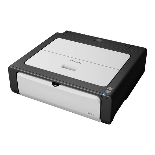 Ricoh SP 100 - Printer - B/W - laser - A4 - 1200 x 600 dpi - up to 13 ppm - capacity: 50 sheets - USB