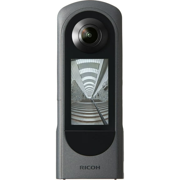 Ricoh Theta X 360 Degree Camera, High Resolution Image of approximate 60M, 5.7K 360, Touch Screen