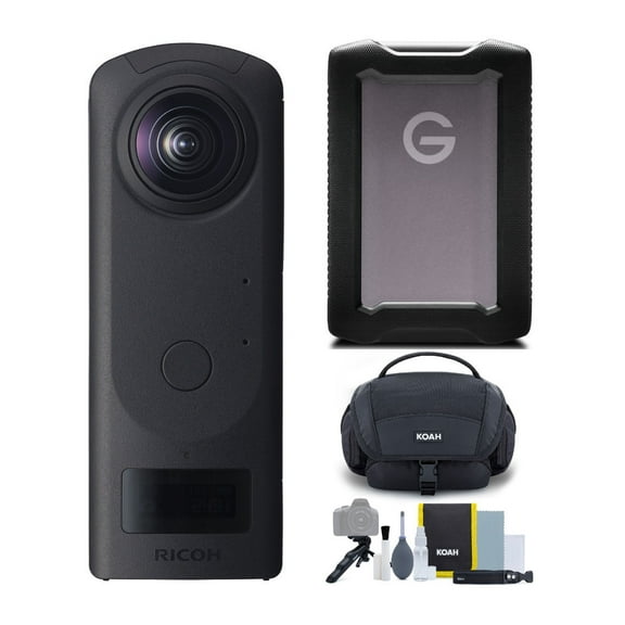 Ricoh THETA Z1 360 Camera with 5 TB Portable Hard Drive and Accessory Kit