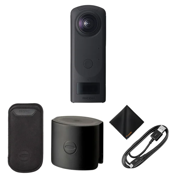 Ricoh Theta Z1 360 51GB Camera with Ricoh Lens Cap & Cleaning Cloth Bundle
