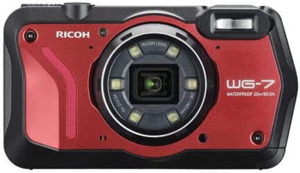 Ricoh WG-7 Waterproof Digital Camera (Red) - Walmart.com