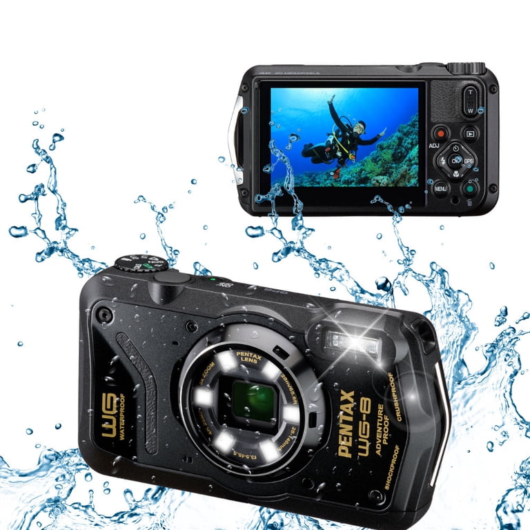 Pentax Ricoh WG-8 All-Weather Camera, Black - Walmart.com