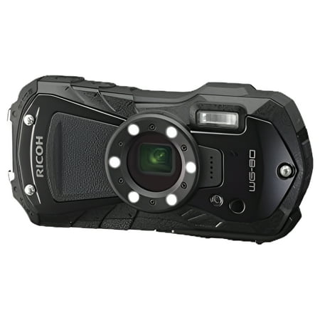 Ricoh - WG-80 16.0 Megapixel Waterproof Digital Camera - Black
