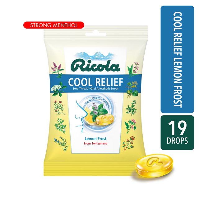 Ricola Cool Relief Lemon Frost 19ct
