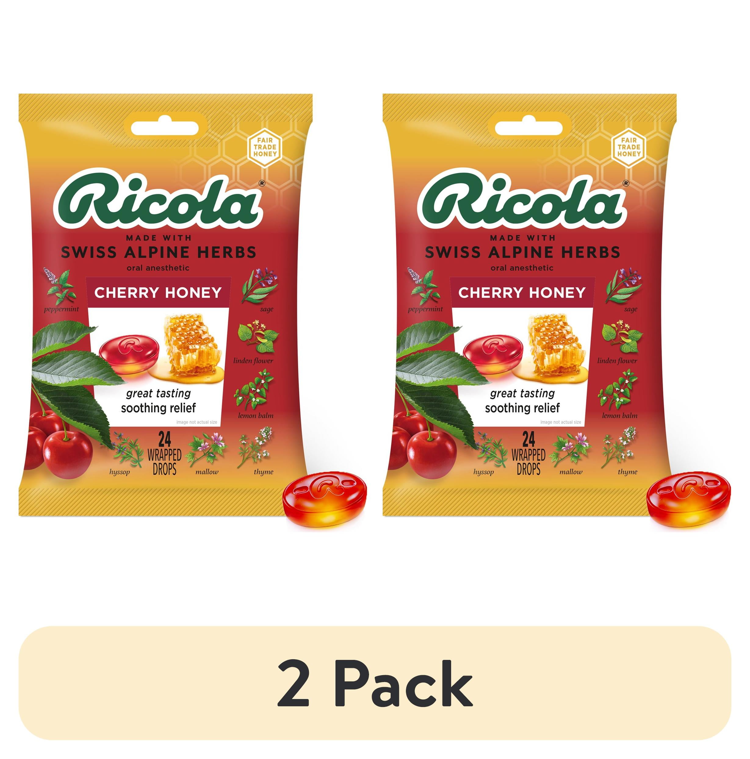 (2 pack) Ricola Cough Drops, Soothing Relief for Dry, Sore Throat