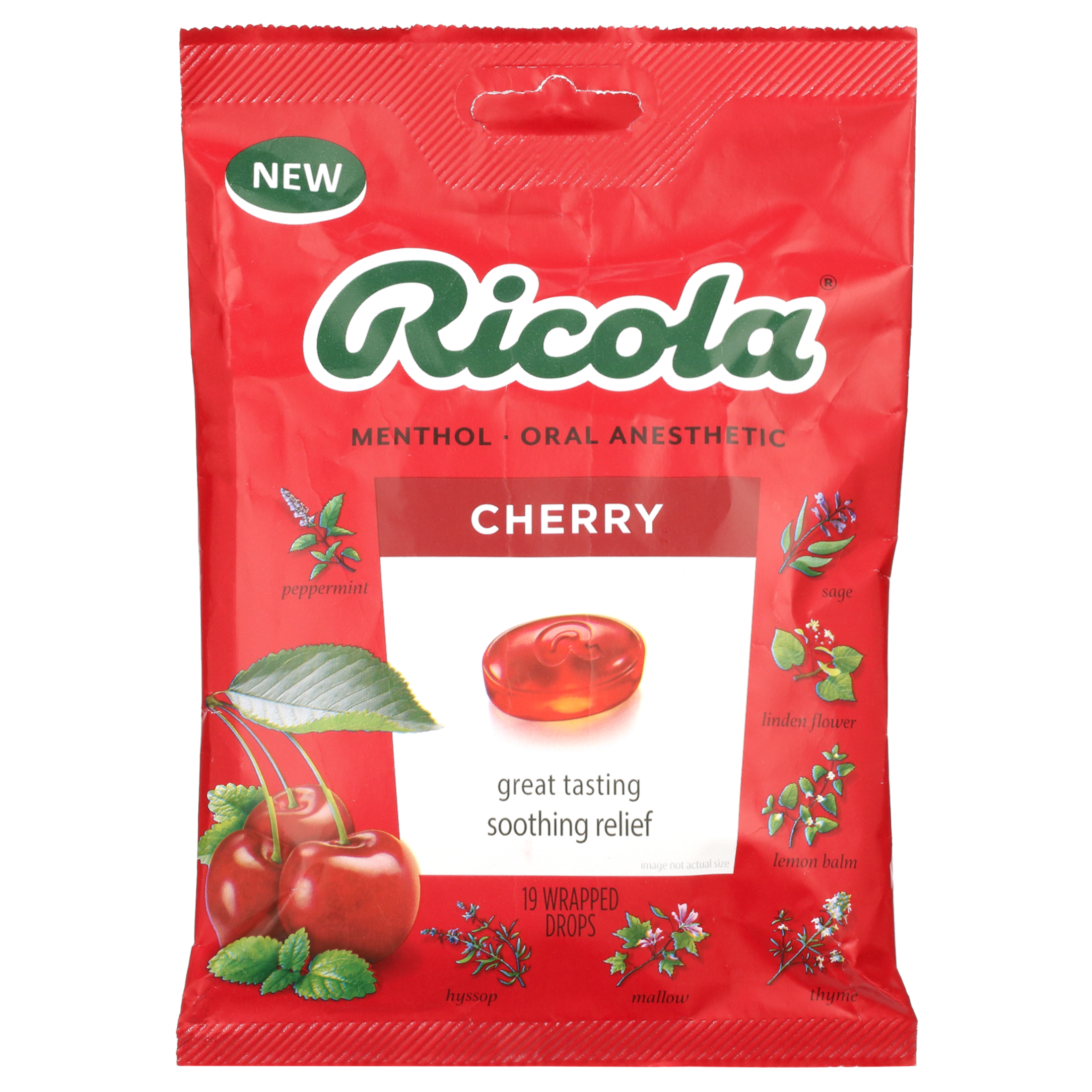 Ricola Original Herb Cough Drops, Throat Therapy, 21 Count