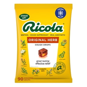 Ricola Original Herb Menthol Cough Drops - 90 Count
