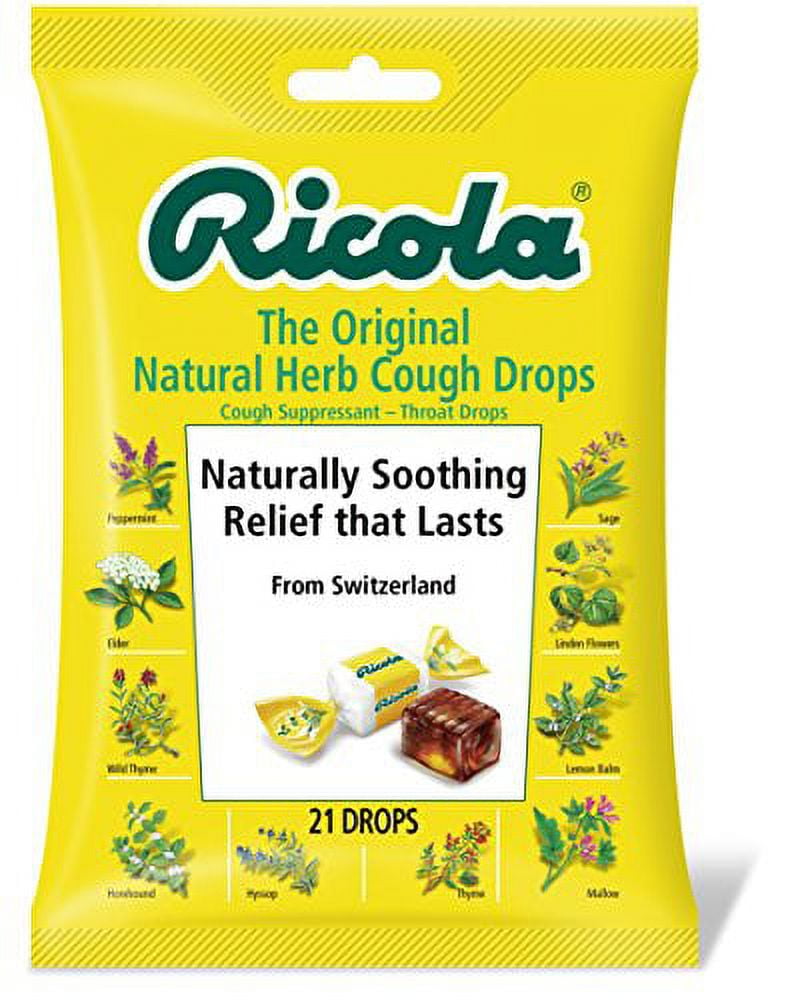 Ricola Original Natural Herb Cough Suppressant 21 Drops