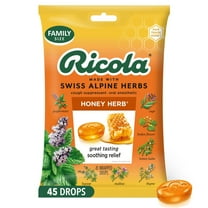 Ricola Honey Herb Cough Drops for Sore Throat and Cough Relief, Value Pack, 45 Count