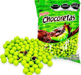 Ricolino Chocoretas- Dulce Confitado Sabores Mentay Chocolate ( A classic Mexican mint chocolate candy)