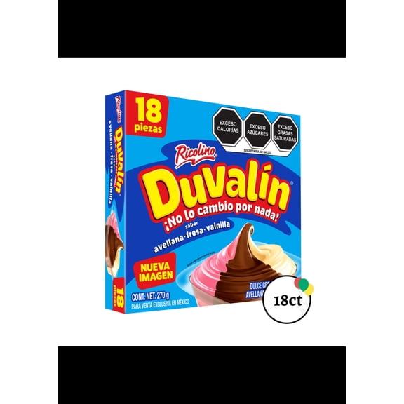 Ricolino Duvalin Hazelnut Strawberry and Vanilla