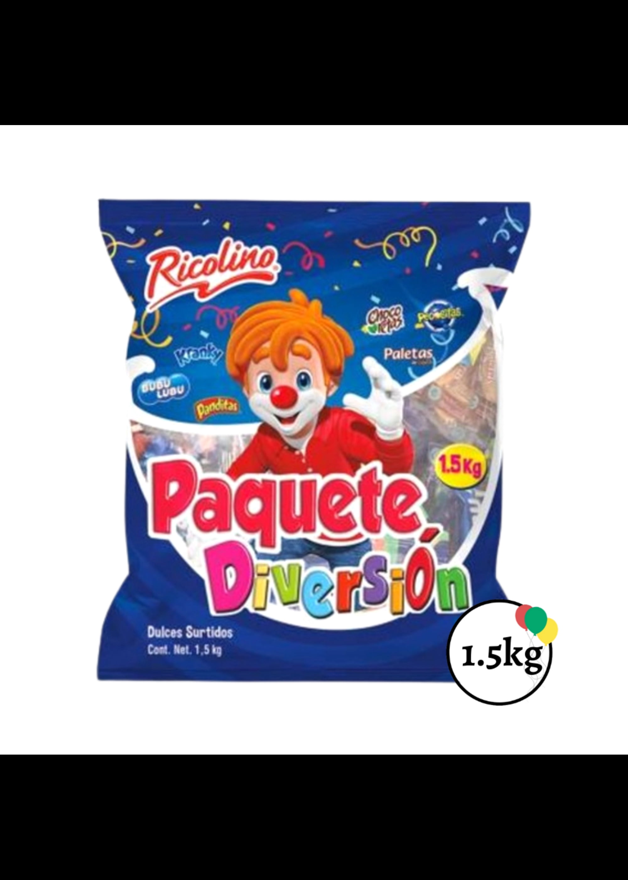 Ricolino Paquete Diversion 1.5 kg - Walmart.com