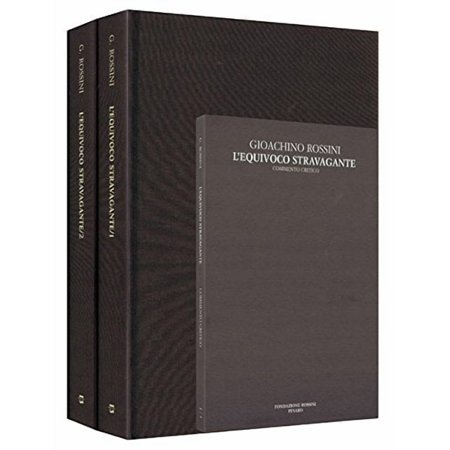 Ricordi L'equivoco stravagante Critical Edition Full Score, 2 hardbound editions with commentary