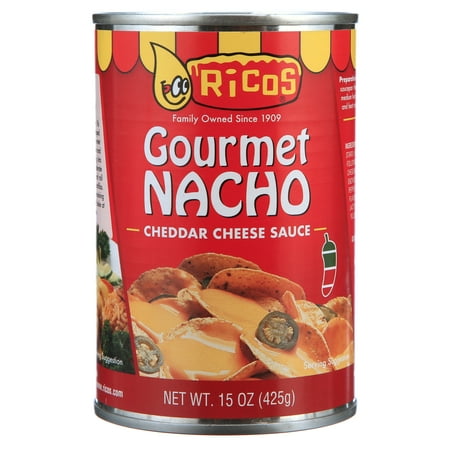 Ricos® Gourmet Nacho Cheddar Cheese Sauce, 15 oz Can, Shelf-Stable