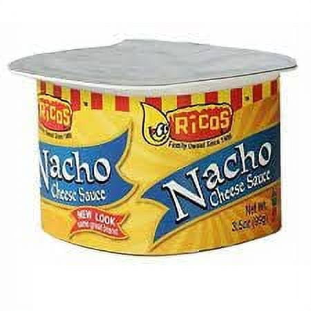 Ricos Nacho Cheese Sauce 3.5 Oz Cups,12 Pack, Ship Box In Safe ...