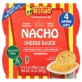 Ricos® Nacho Cheese Sauce 3.5oz Cup, 4 Count, Shelf-Stable