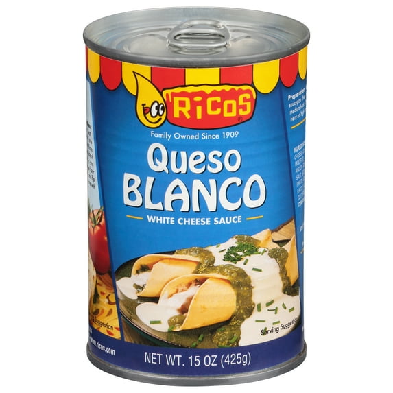 Ricos Queso Blanco Sauce 15 oz (Pack Of 12)