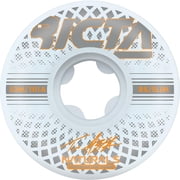 Ricta Asta Reflective Skateboard Wheels 101a 52mm White