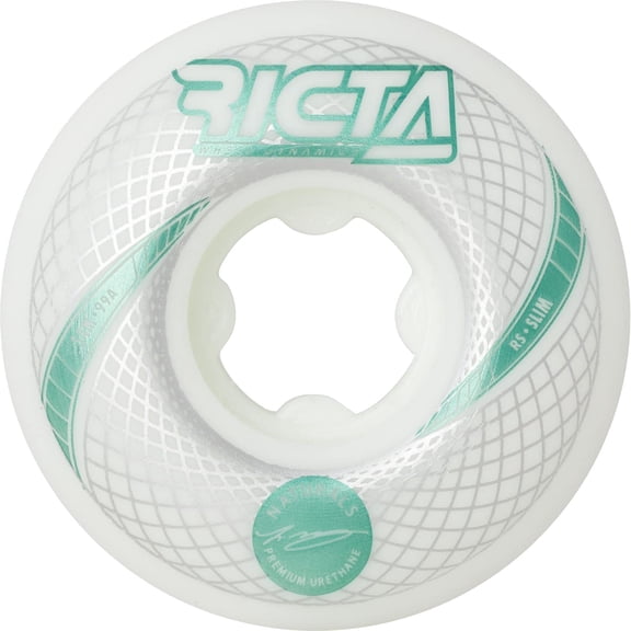 Ricta McCoy Vortex Naturals Slim Skateboard Wheels 99a 54mm White