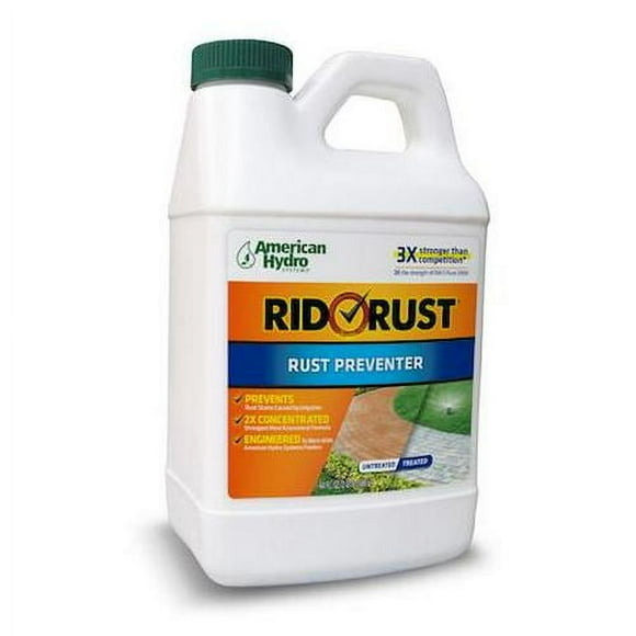 Rid O' Rust 2X Concentration Stain Preventer, 1/2 Gallon