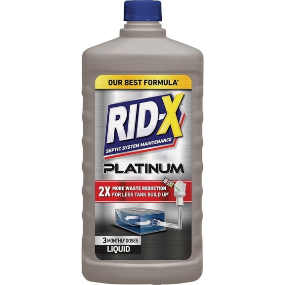 Rid-X Platinum Septic Tank Treatment - Single Pack