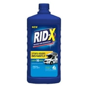 Rid-X RV Toilet Treatment Tank Deodorizer Liquid 24oz, Biodegradable for RV Black Tank