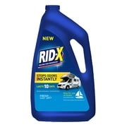 Rid-X RV Toilet Treatment Tank Deodorizer Liquid 48oz, Biodegradable for RV Black Tank