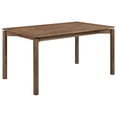 thumbnail image 1 of Rida Dining Table, Rich Dark Brown Hardwood, Rectangular 59 Inch Top, 1 of 6