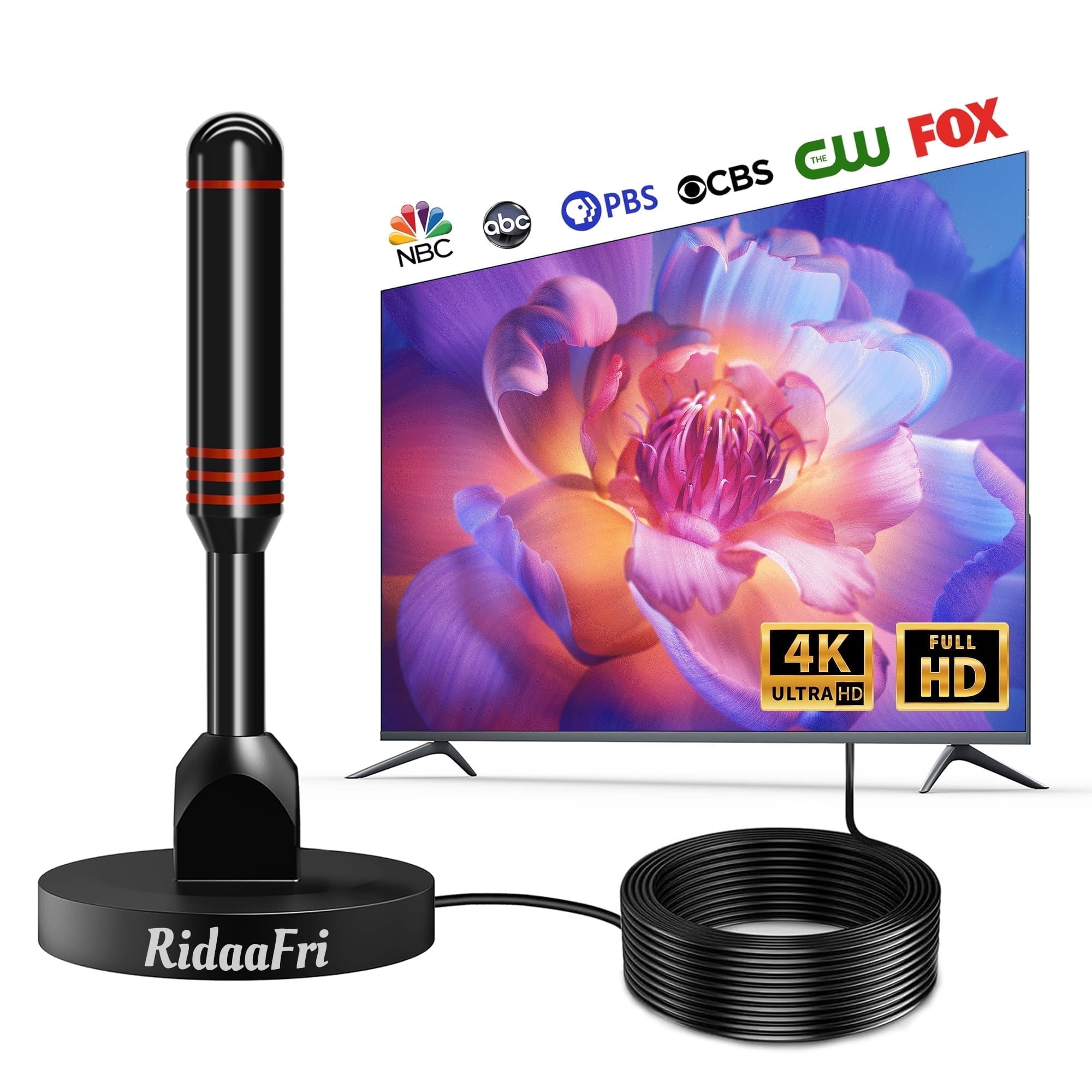 RidaaFri TV Antenna IndoorOutdoor, HD Digital Jamaica Ubuy