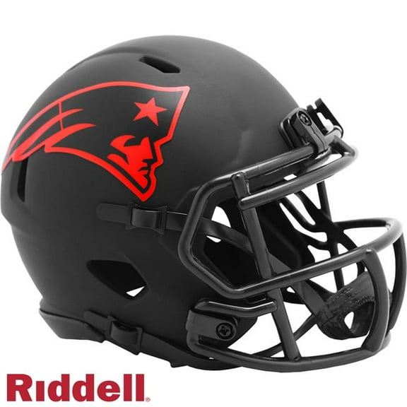 Riddell 9585560893 NFL New England Patriots Helmet - Replica Mini Speed Style Eclipse Alternate