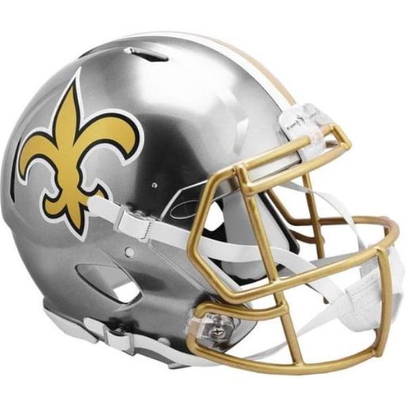 Riddell 9585562813 New Orleans Saints Helmet Riddell Authentic Full Size Speed Style Flash Alternate