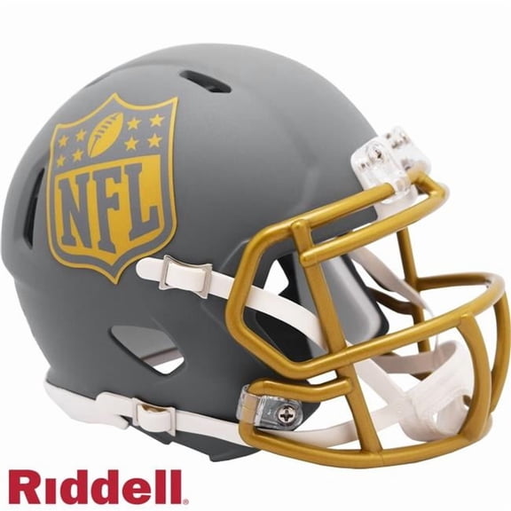 Riddell 9585563159 Nfl Shield Replica Mini Speed Helmet - Slate