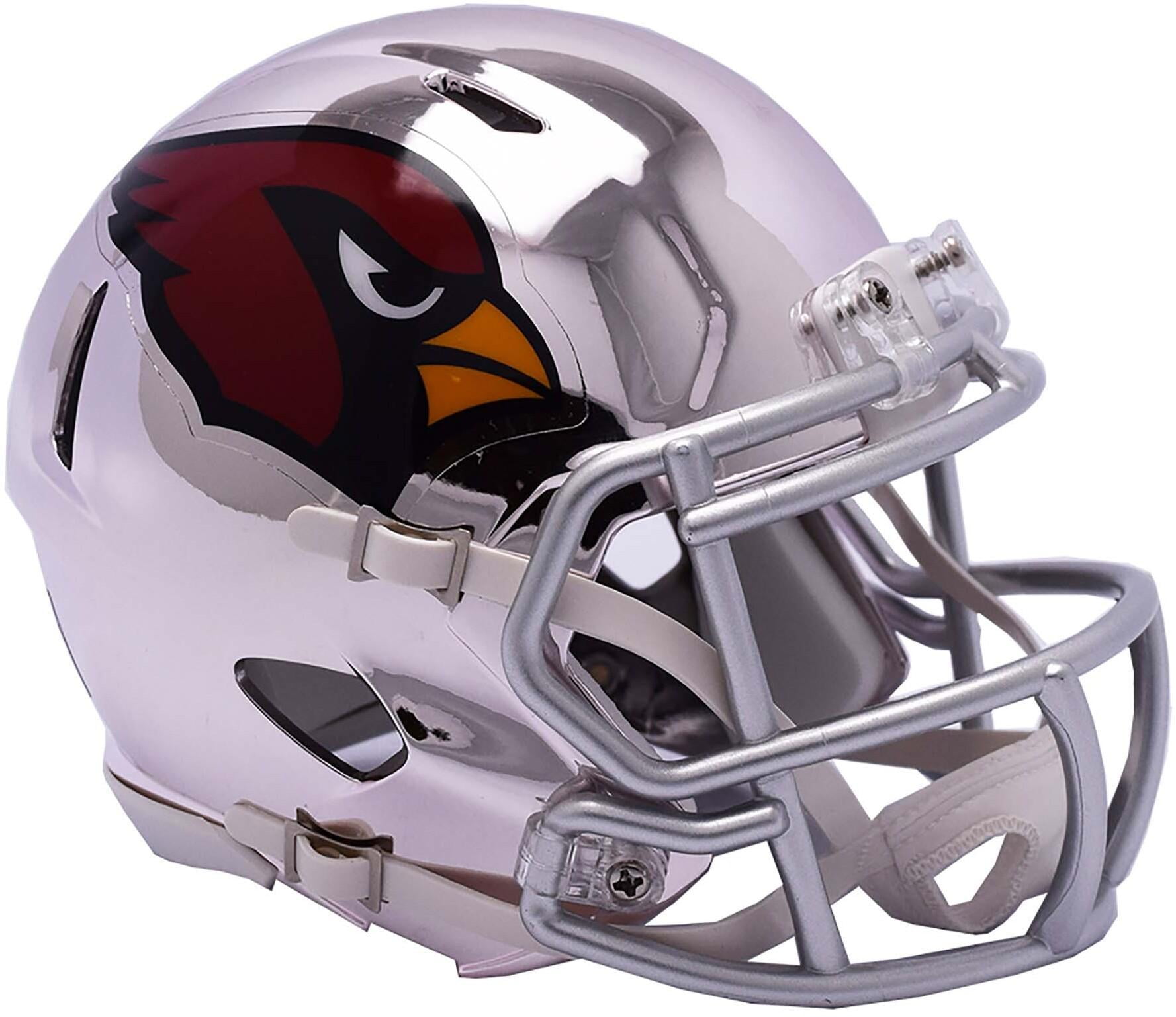 chrome alternate football helmets mini nfl cardinals Arizona Collectible Helmet|Picture Inside|FANZ Collectibles Fanz Collectibles this collectible Mini Speed football helmet is made specifically for fans of the Arizona Cardinals Super sick Arizona Cardinals Black