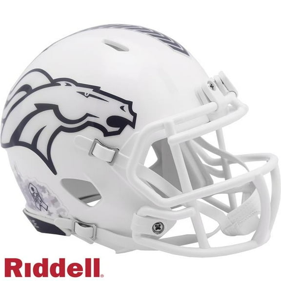 Riddell 9585500293 Denver Broncos Helmet - Riddell Replica Mini Speed Style Salute To Service 2024