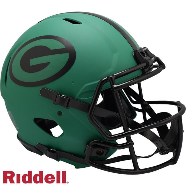 Riddell 9585500605 Green Bay Packers Helmet - Riddell Authentic Full Size Speed Style Rave Alternate