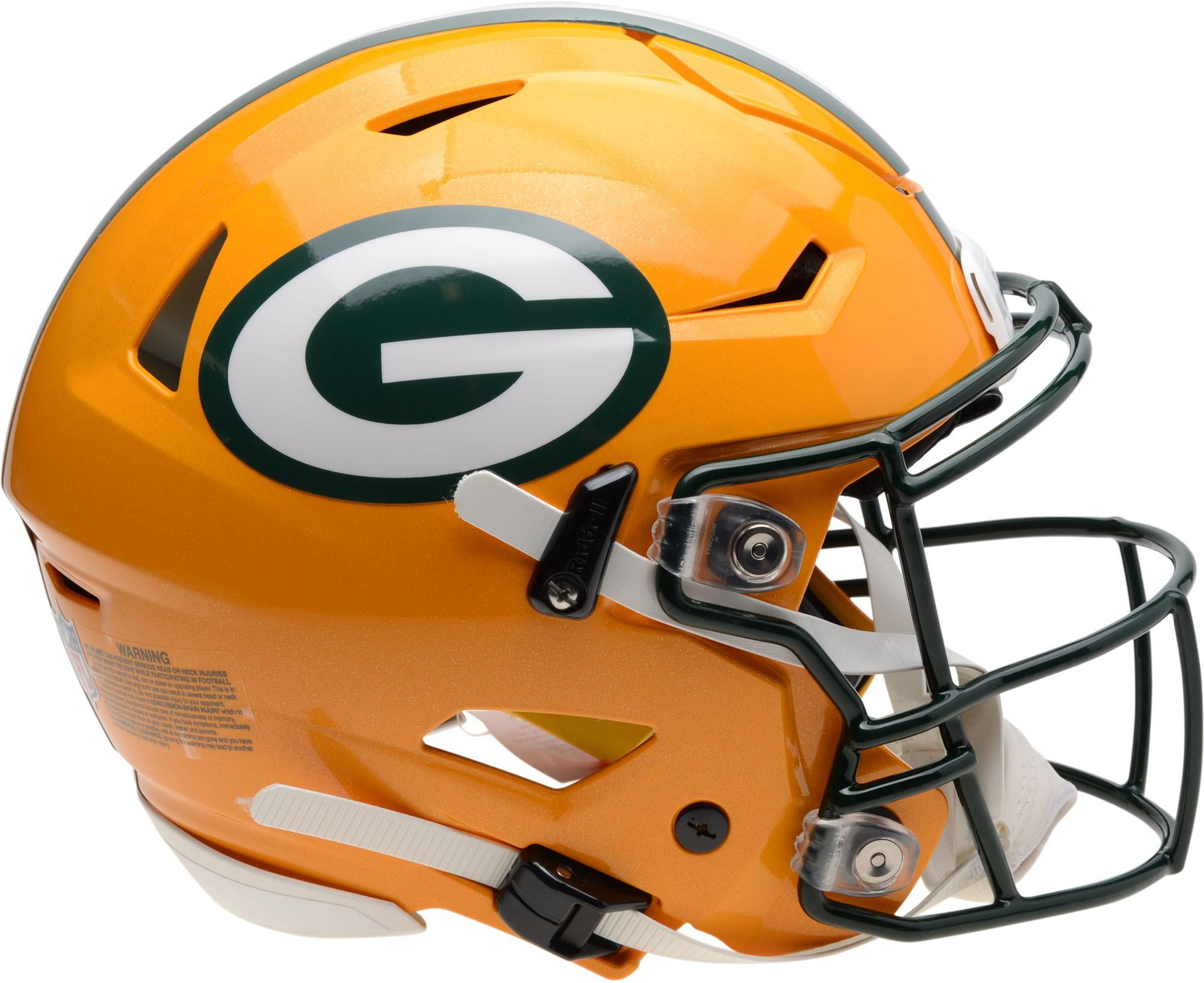 Riddell Green Bay Packers Revolution Speed Flex Authentic Football Helmet 