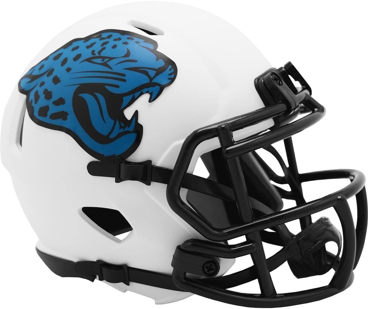 Jacksonville Jaguars Riddell LUNAR Alternate Revolution Speed Mini Football Helmet