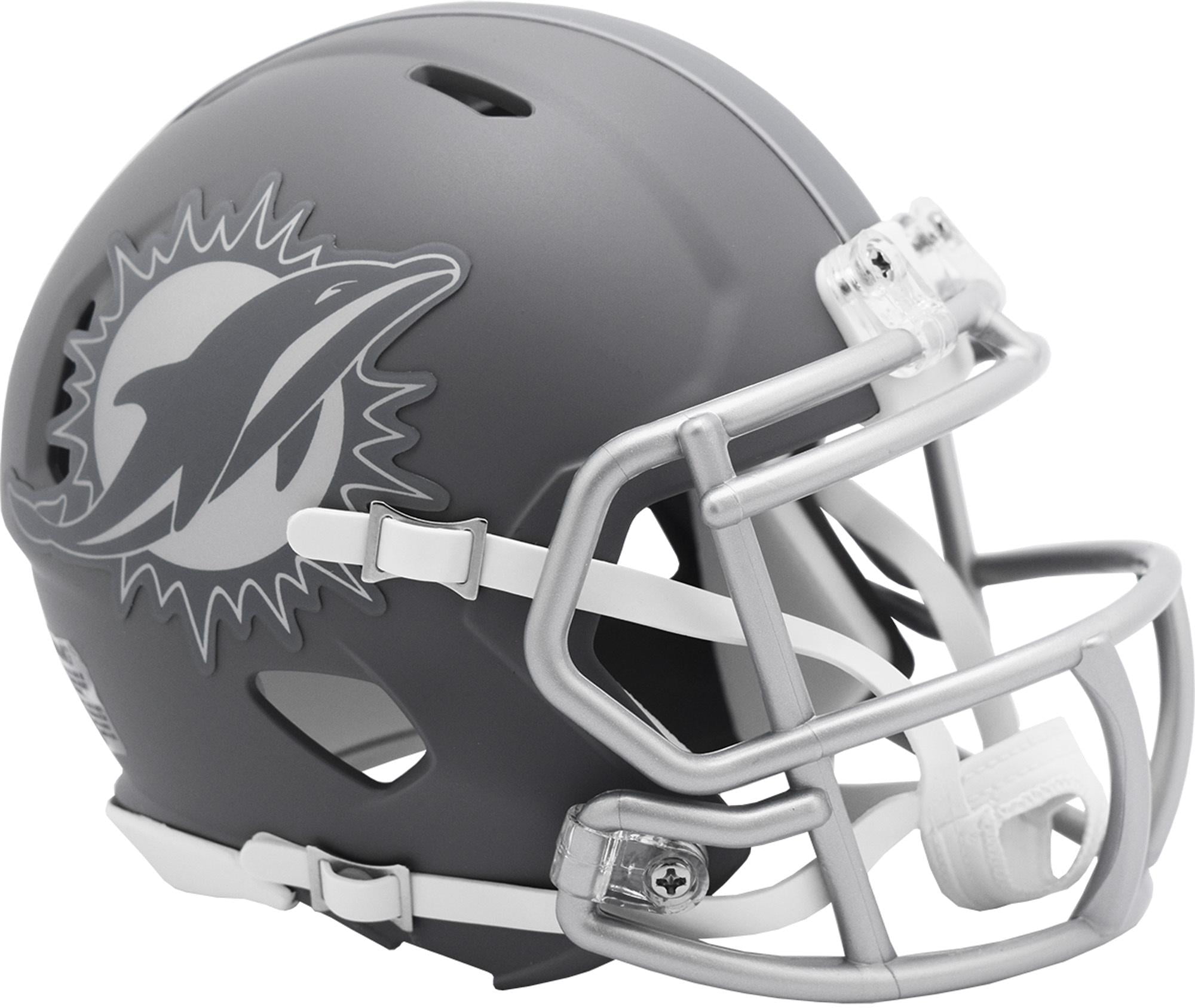 Riddell Miami Dolphins 2024 Slate Alternate Speed Mini Helmet