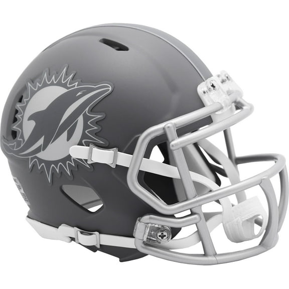 Riddell Miami Dolphins 2024 Slate Alternate Speed Mini Helmet