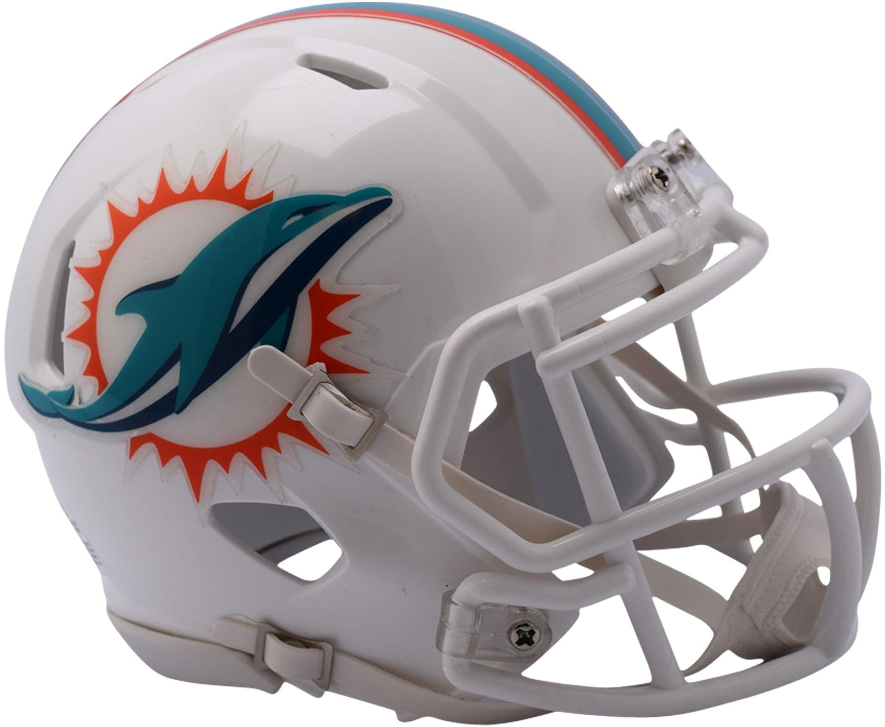Riddell Miami Dolphins Revolution Speed Mini Football Helmet