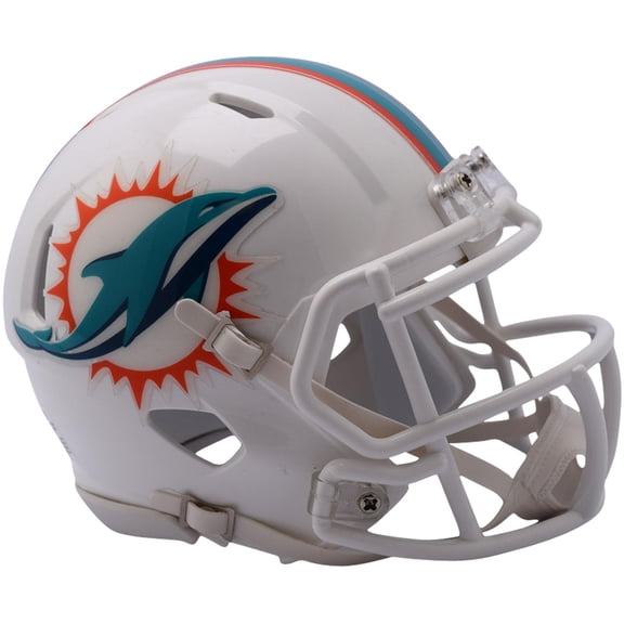 Riddell Miami Dolphins Revolution Speed Mini Football Helmet
