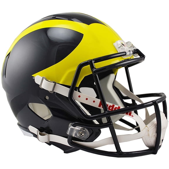 Riddell Michigan Wolverines Revolution Speed Full-Size Replica Football Helmet - Fanatics Authentic Certified