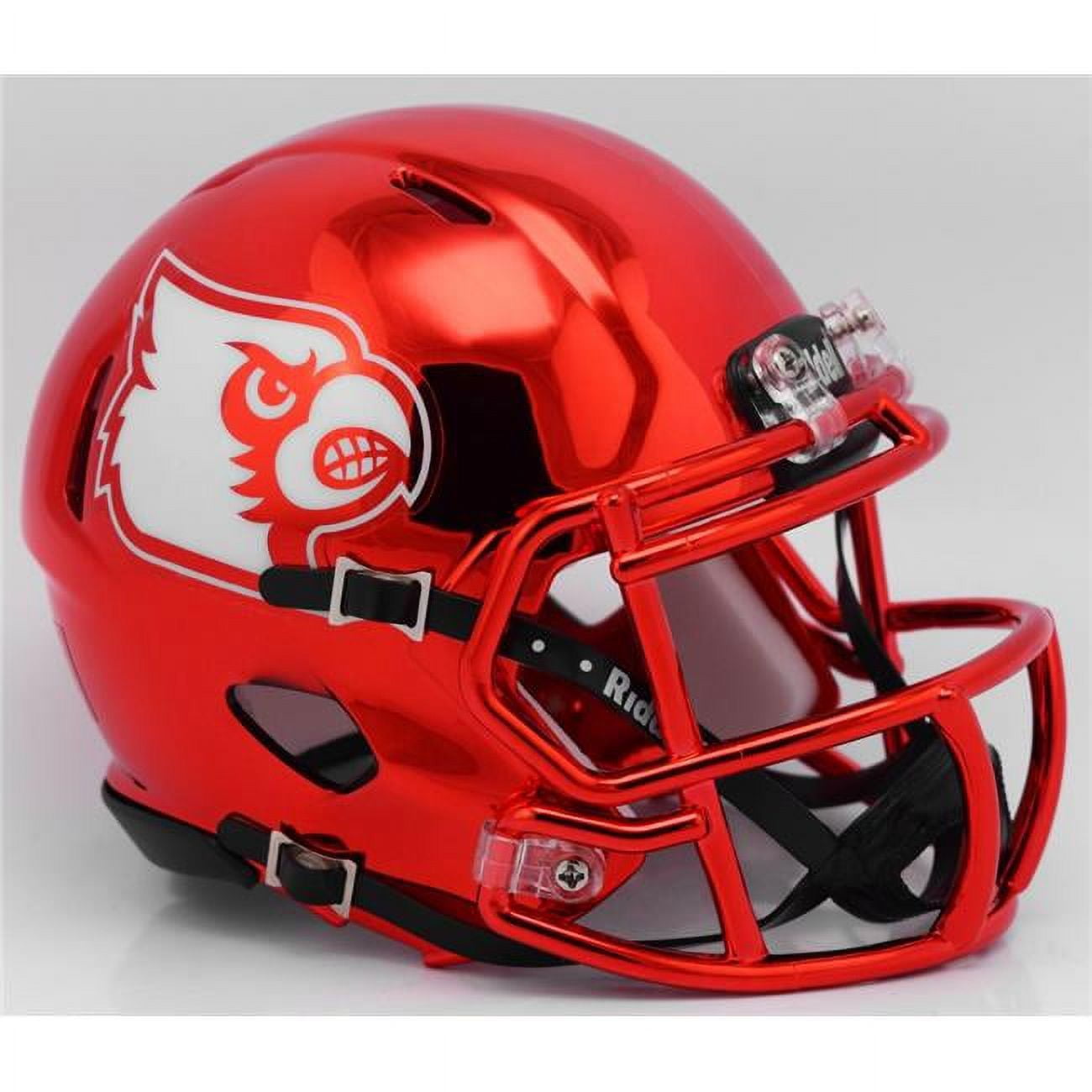 Louisville Cardinals Red Chrome Riddell NCAA Speed Mini Helmet