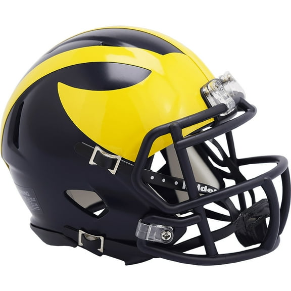 Michigan Wolverines Riddell NCAA Speed Mini Helmet